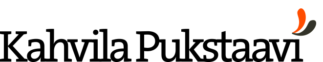 Kahvila Pukstaavi logo vaaka Kahvila Pukstaavi logo vaaka